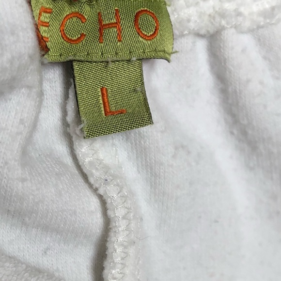 Swimsuit cover up white terry cloth halter top dress beach cover up size L - Picture 7 of 7